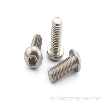 Șuruburi cu cap buton din oțel inoxidabil M3x6mm